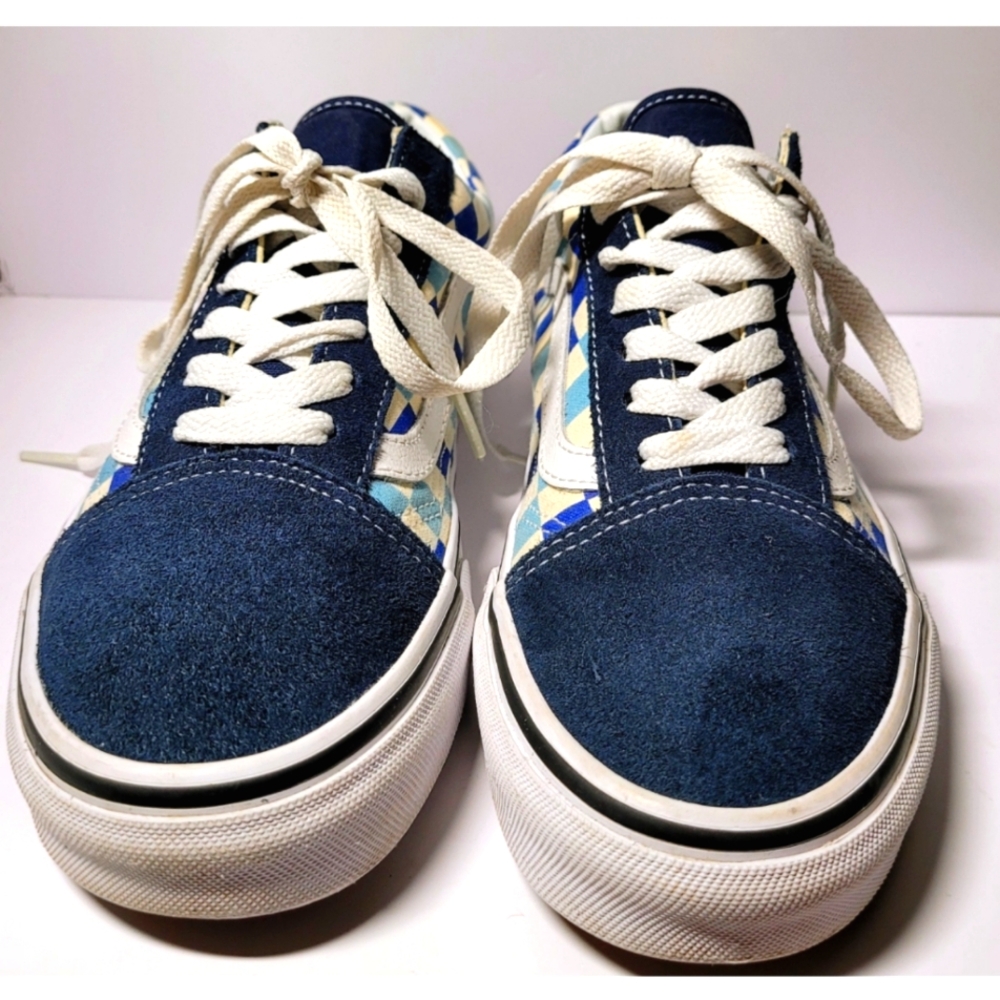 Vans Old Skool Checkerboard Sk8 Women's Size 6.0 Men's W 7.5 Sneakers Blue White